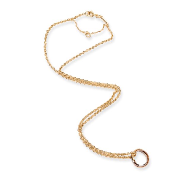 104799 pv Cartier Trinity de Cartier Vintage Necklace in 18K 3 Tone Gold