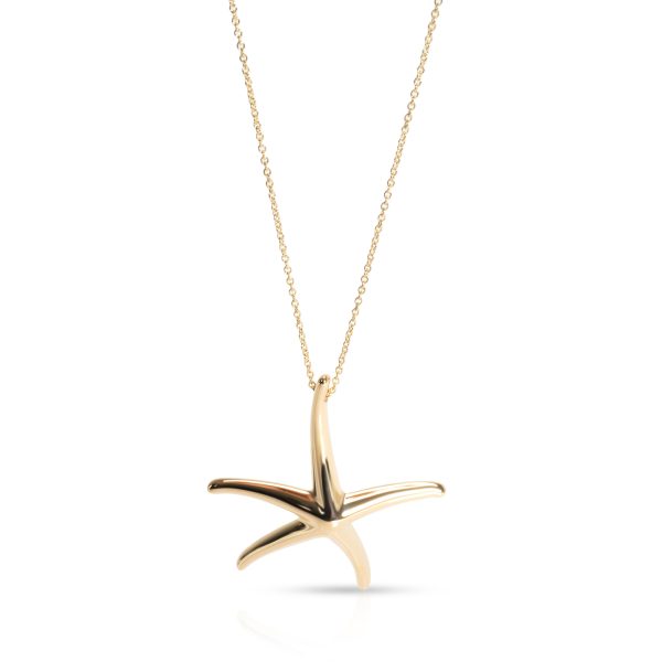 104844 fv d55f9dc5 c7e5 4cd3 a4b7 c393ee88a2e6 Tiffany Co Elsa Peretti Starfish Necklace in 18K Yellow Gold