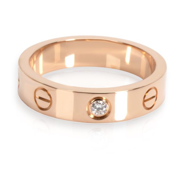 Rings Cartier Love Diamond Band in 18K Rose Gold 003 CTW