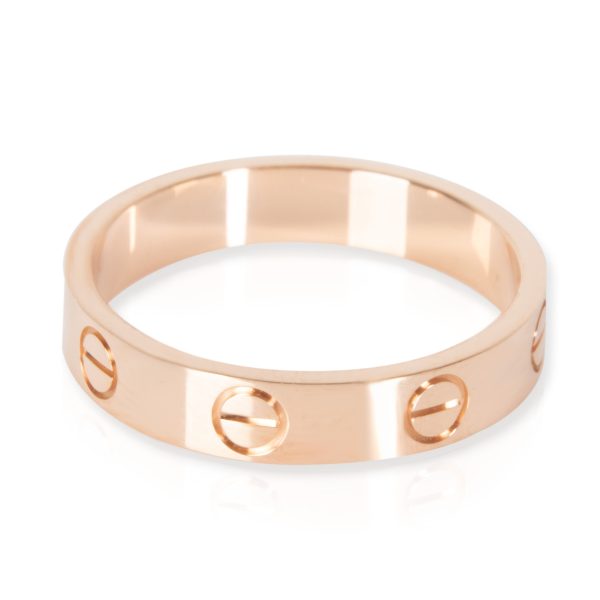 Band Rose Gold Cartier Love Band in 18K Pink Gold