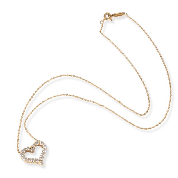 104990 pv 91692a31 74e7 42d8 aea9 e77b2da1de4d Tiffany Co Diamond Heart Necklace in 18K Yellow Gold 070 CTW