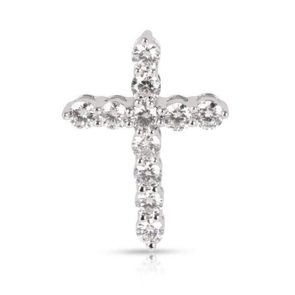 105104 fv 11fee575 ec43 4f2e a4d2 38f0017711bd Blue Nile 11 Stone Diamond Cross Pendant in Platinum 105 CTW