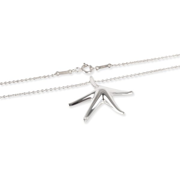 105150 clasp Tiffany Co Elsa Peretti Starfish Necklace in Sterling Silver