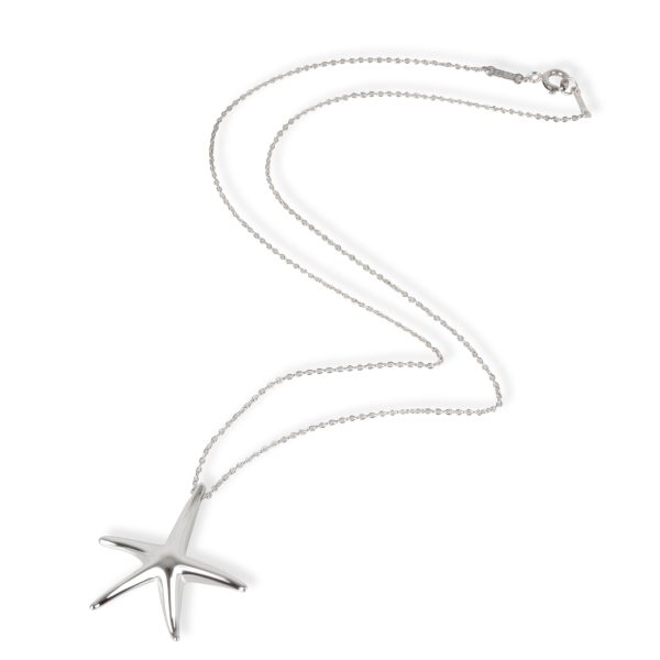 105150 pv Tiffany Co Elsa Peretti Starfish Necklace in Sterling Silver