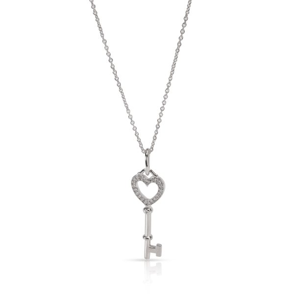 105345 fv Tiffany Co Tiffany Keys Diamond Necklace in 18K White Gold 005 CTW