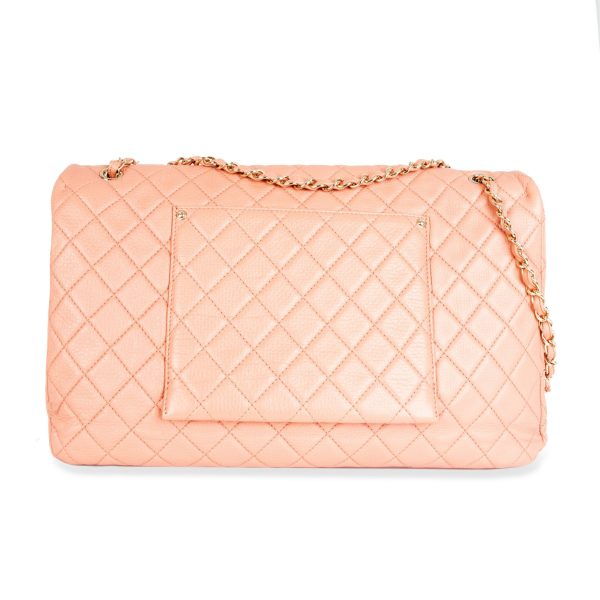 105638 bv Chanel Pink Quilted Calfskin XXL Travel Flap Bag