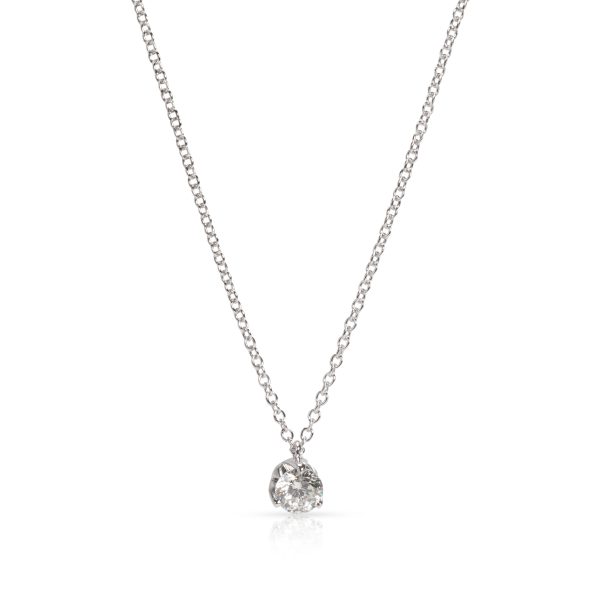 105747 fv 9334bda2 90d3 43d9 b676 5e55d1a4a14b Roberto Coin Cento Tulip Solitaire Necklace in 18K White Gold