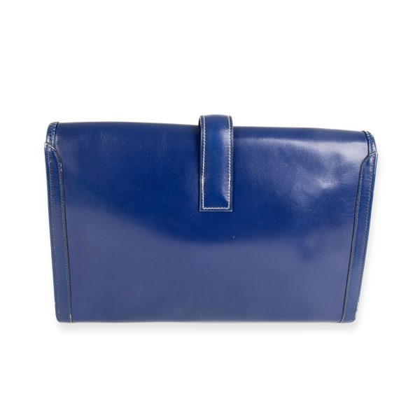 105758 bv c0e23699 1813 451e 9434 843ad57c7b3c Hermès Vintage Bleu Saphir Box Calf Jige PM