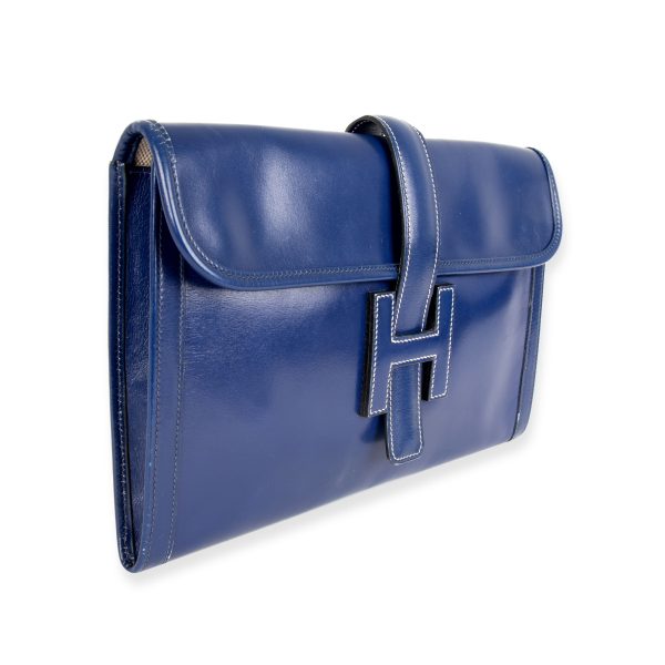 105758 pv 386ea72f 8b5d 4ca6 a18a 8514a894e6f9 Hermès Vintage Bleu Saphir Box Calf Jige PM