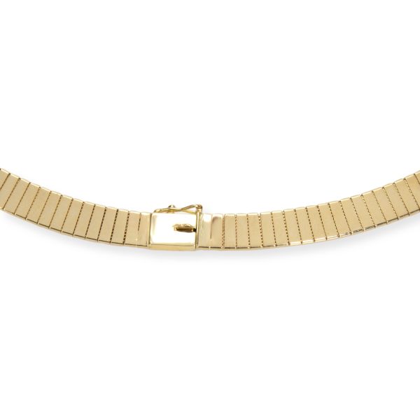 105779 clasp Collar Necklace in 14K Yellow Gold