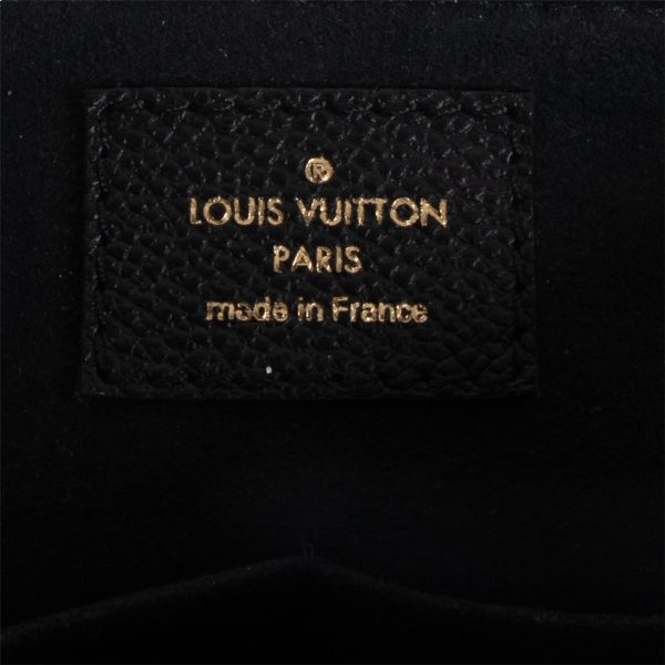 105787 stamp 78a592fb 7188 424e 91b2 43485cd1b0de Louis Vuitton Brown Monogram Canvas Black Taurillon Leather Surene MM Tote