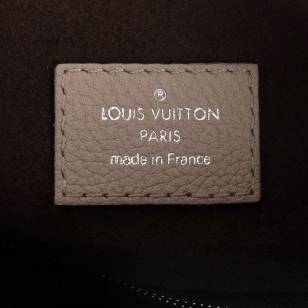 105797 stamp 86ec6d91 9383 4488 8f33 c24b05cc7809 Louis Vuitton Creme Mahina Leather Babylone BB Chain Shoulder Bag