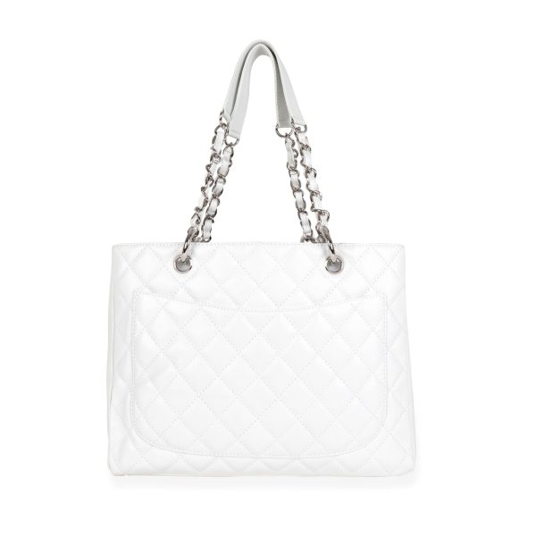 105801 pv 1d093f54 2bef 4c65 8f96 6be887e6b4d1 Chanel White Caviar Quilted Grand Shopping Tote