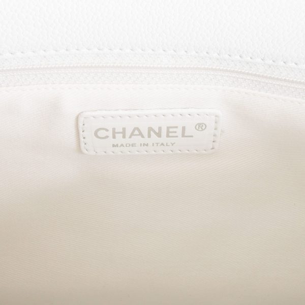 105801 stamp 4333fc18 d502 4199 9d76 f448ad9129d0 Chanel White Caviar Quilted Grand Shopping Tote