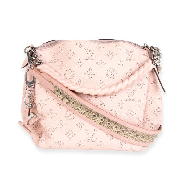 105803 fv 43c2ec8e 30ef 45ab b8d0 a85a21307575 Louis Vuitton Magnolia Mahina Leather Babylone BB Chain Shoulder Bag