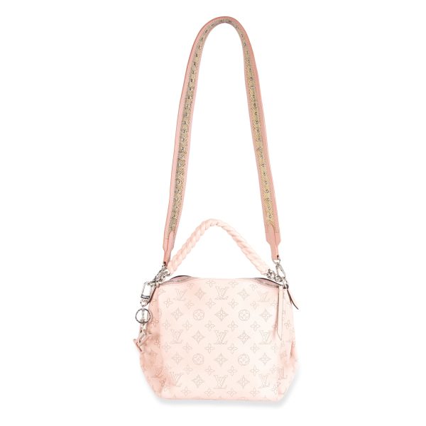 105803 pv b274513a 0a72 4640 9ea6 6342a9ebfc18 Louis Vuitton Magnolia Mahina Leather Babylone BB Chain Shoulder Bag