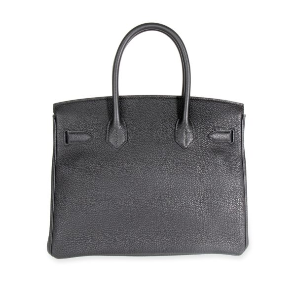 105809 ad1 Herm√®s Black Togo Leather Birkin 30 with Gold Hardware