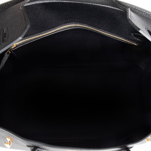 105809 av Herm√®s Black Togo Leather Birkin 30 with Gold Hardware