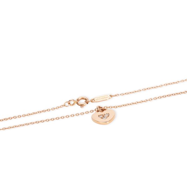 105880 clasp 5cb1d0b2 b155 402c 8530 e4549e4f6cde Tiffany Co Locks Heart Diamond Necklace in 18K Rose Gold 005 CTW