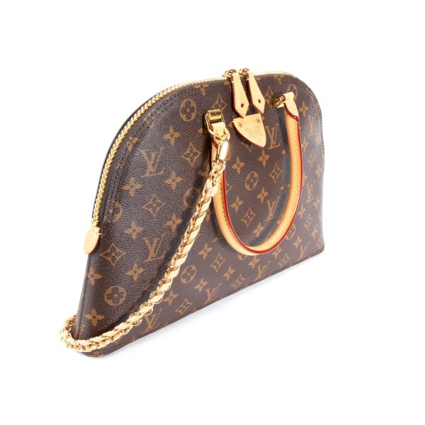 105982 sv Louis Vuitton Brown Monogram Canvas Moon Alma Bag