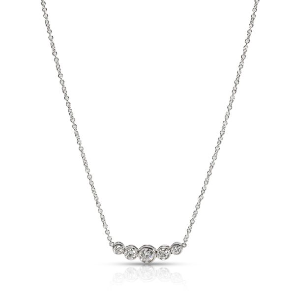 106203 fv Tiffany Co Jazz Diamond Necklace in Platinum 026 CTW