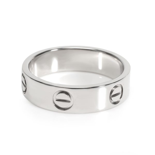 Platinum Band Cartier Love Ring in Platinum 55mm