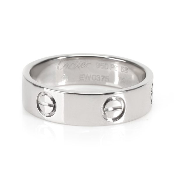 Rings Cartier Love Ring in Platinum 55mm