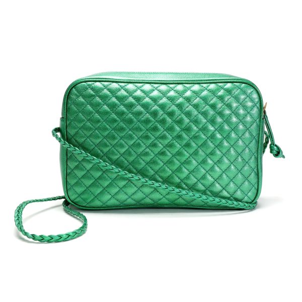 106265 ad2 Gucci Jasmine Green Quilted Leather Trapuntata Camera Bag