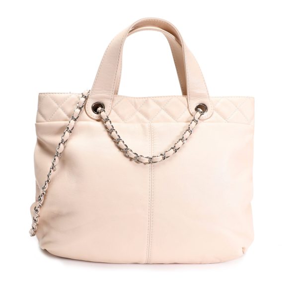 106282 ad2 Chanel Pale Pink Leather Trianon Shopping Bag