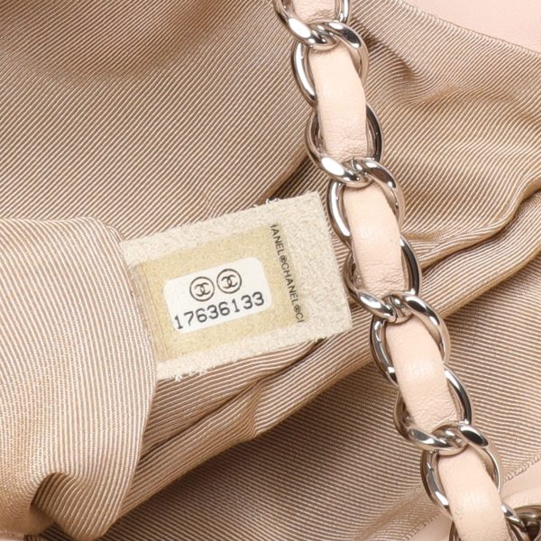 106282 ad4 Chanel Pale Pink Leather Trianon Shopping Bag