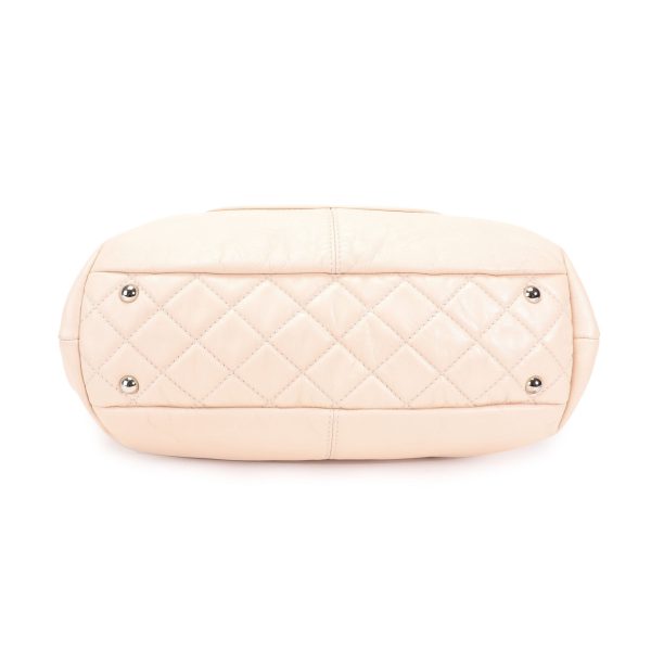 106282 bv Chanel Pale Pink Leather Trianon Shopping Bag