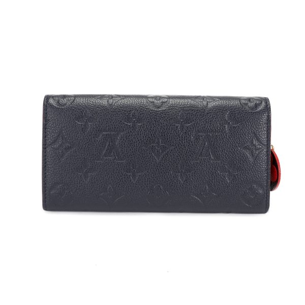 106305 ad2 Louis Vuitton Marine Rouge Monogram Empriente Emilie Wallet