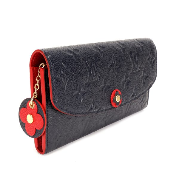 106305 av Louis Vuitton Marine Rouge Monogram Empriente Emilie Wallet