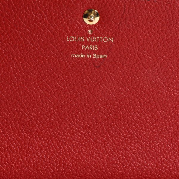 106305 stamp Louis Vuitton Marine Rouge Monogram Empriente Emilie Wallet