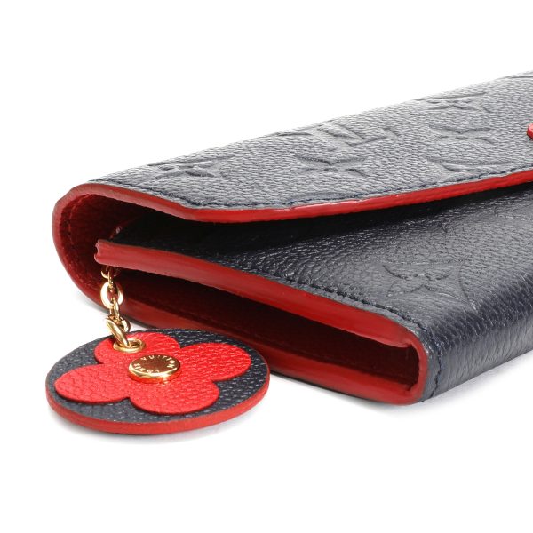 106305 sv Louis Vuitton Marine Rouge Monogram Empriente Emilie Wallet