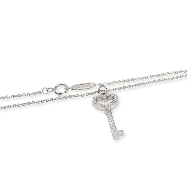 106337 clasp Tiffany Co Tiffany Keys Diamond Necklace in Platinum 012 CTW