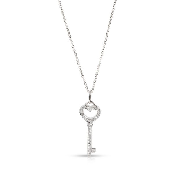 106337 fv Tiffany Co Tiffany Keys Diamond Necklace in Platinum 012 CTW