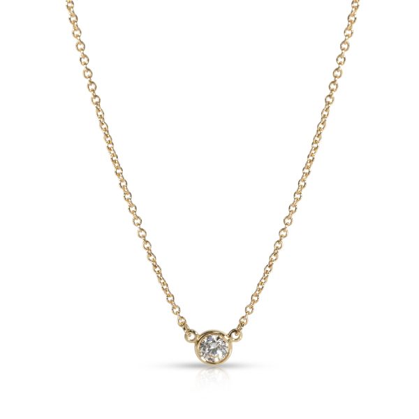 106473 fv d05a3e85 6d96 4936 8178 ded9938936bc Tiffany Elsa Peretti Diamond by the Yard Necklace in18K Yellow Gold 015 CTW