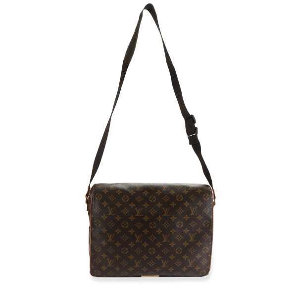 106575 bv Louis Vuitton Brown Monogram Canvas Abbesses Messenger Bag