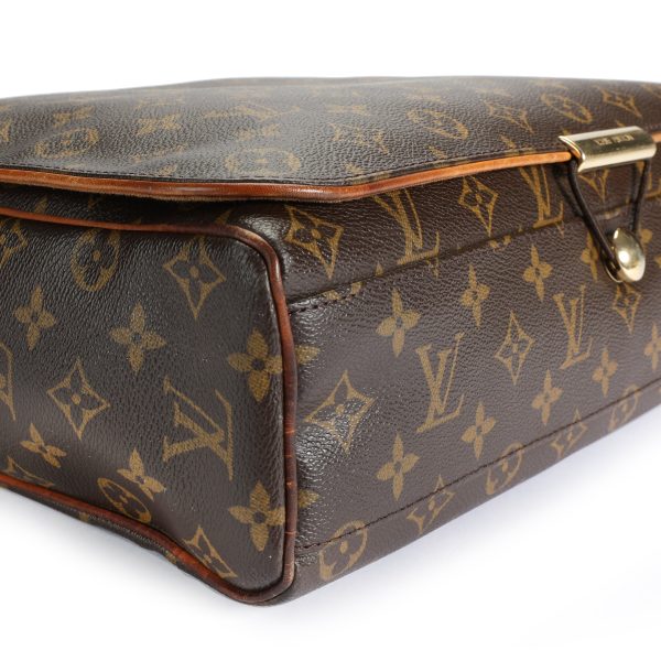 106575 clasp Louis Vuitton Brown Monogram Canvas Abbesses Messenger Bag