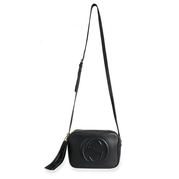 106576 bv fbdc5517 ed6c 4b03 9411 310ce6a18d1b Gucci Black Leather Small Soho Disco Bag