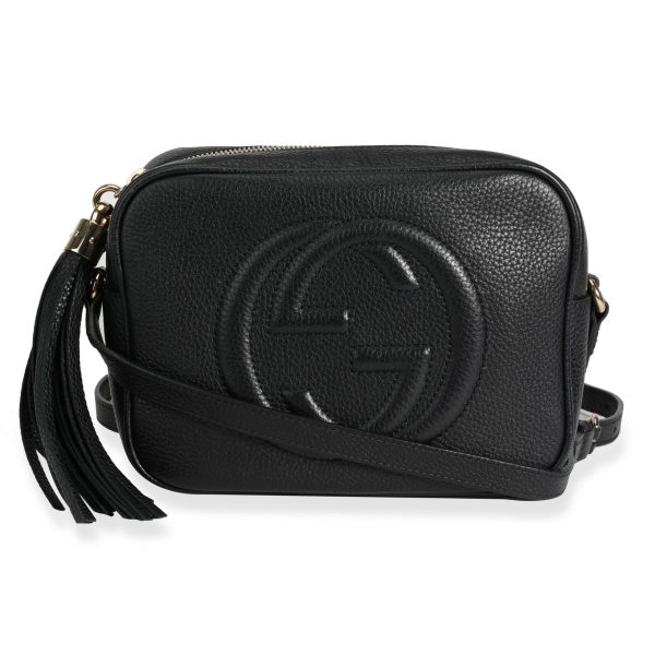 106576 fv 1586fe63 a432 4345 9629 bee311bdbcd7 Gucci Black Leather Small Soho Disco Bag