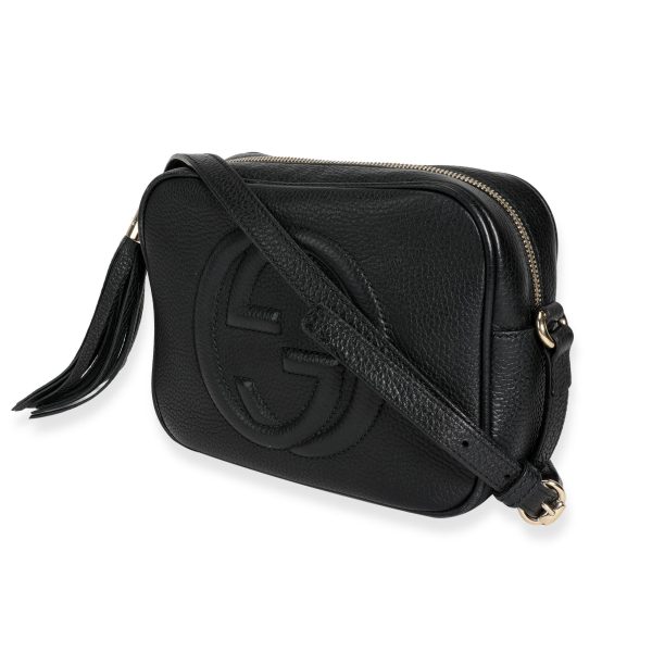 106576 sv 890fca23 1718 4712 b0ac c71e392f7df6 Gucci Black Leather Small Soho Disco Bag