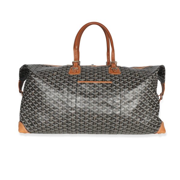 106607 fv 014cf40f 2b6a 45bc b1c9 2386f9157f27 Goyard Black Tan Goyardine Boeing 65 Duffle Bag