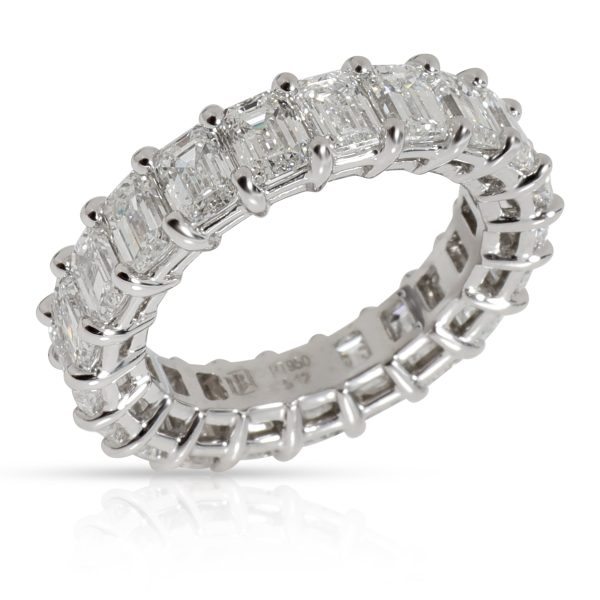 106708 pv c152111f ca1f 42ed a6fe 513bbdadd71f Blue Nile Emerald Cut Diamond Eternity Ring in Platinum 512 CTW