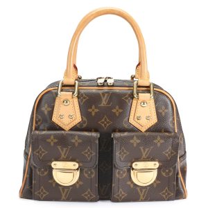 106732 fv Louis Vuitton Monogram Denim Pleaty Aligator Shoulder Bag