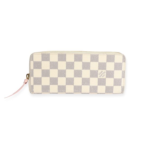 106797 fv Louis Vuitton Damier Azur Clémence Wallet