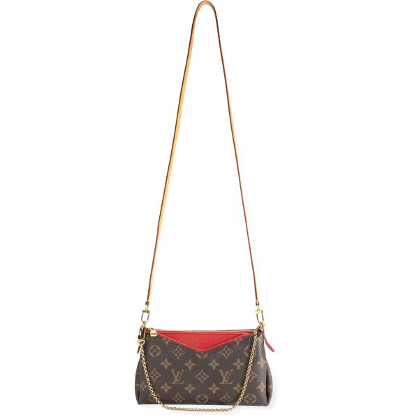 106804 bv a053f2ad 3a47 4e0e 8cdb 877cdb7a07ed Louis Vuitton Monogram Canvas Cerise Pallas Clutch