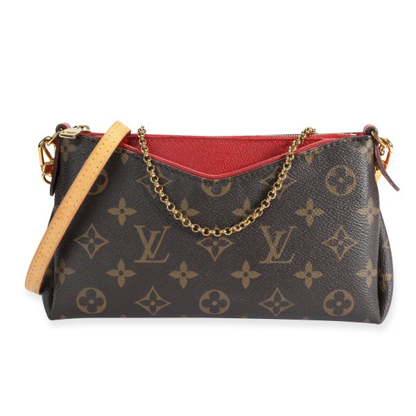 106804 fv 5e405256 6940 48d6 b14d eee86d7fc381 Louis Vuitton Monogram Canvas Cerise Pallas Clutch