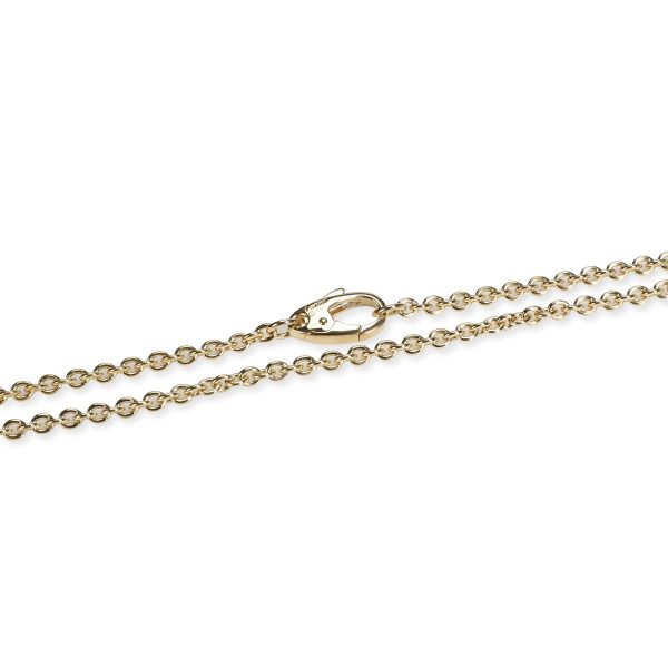 106809 clasp Cartier Trinity Station Necklace in 18KT Tri Colored Gold